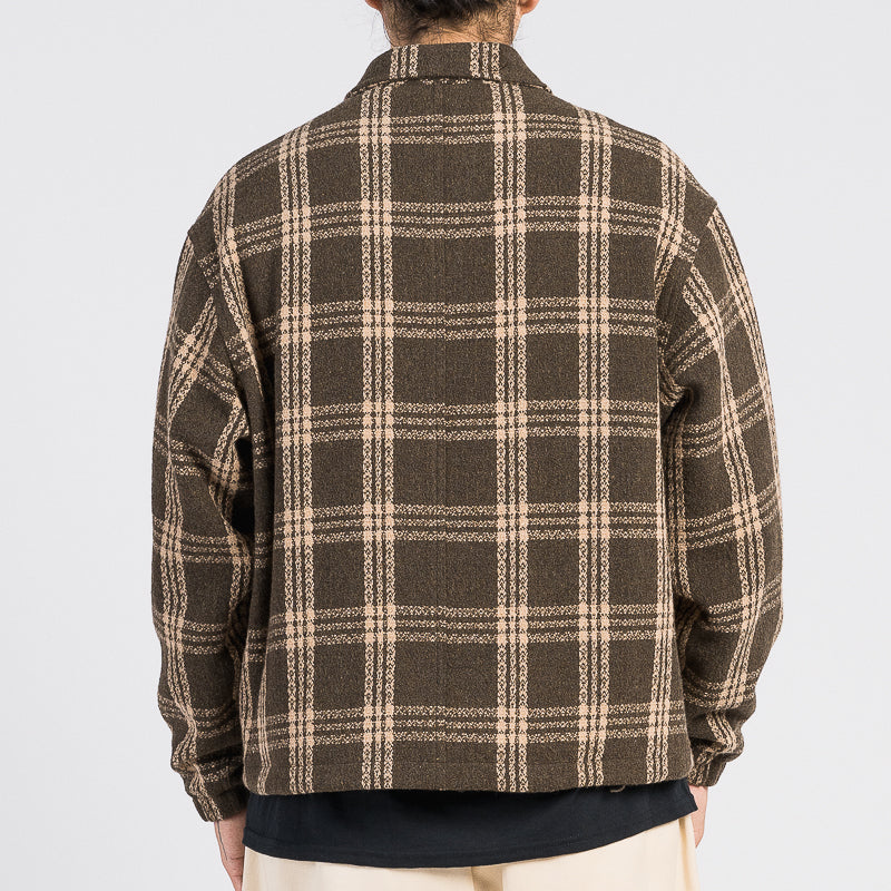 Hackney Jacket - Brown Plaid