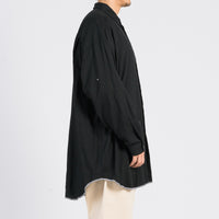Ox Shirt - Black Rayon/Cotton/Silk