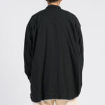 Ox Shirt - Black Rayon/Cotton/Silk