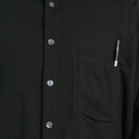 Ox Shirt - Black Rayon/Cotton/Silk