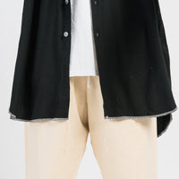 Ox Shirt - Black Rayon/Cotton/Silk