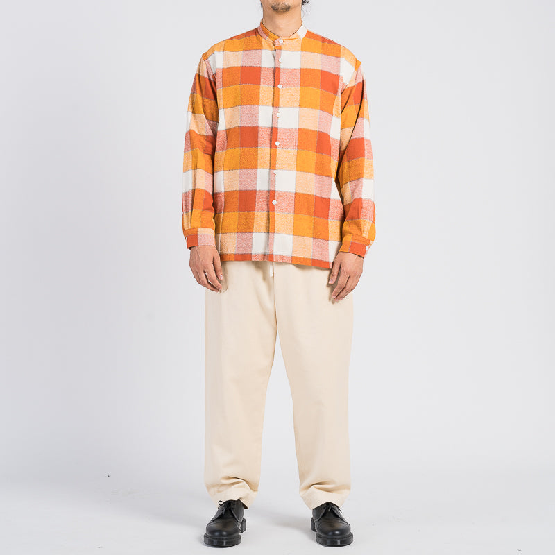 Orville Shirt - Orange Plaid