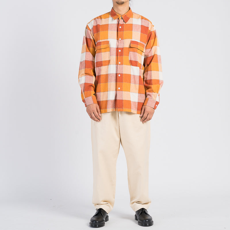 Wilbur Shirt - Orange Plaid