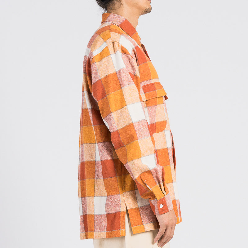 Wilbur Shirt - Orange Plaid