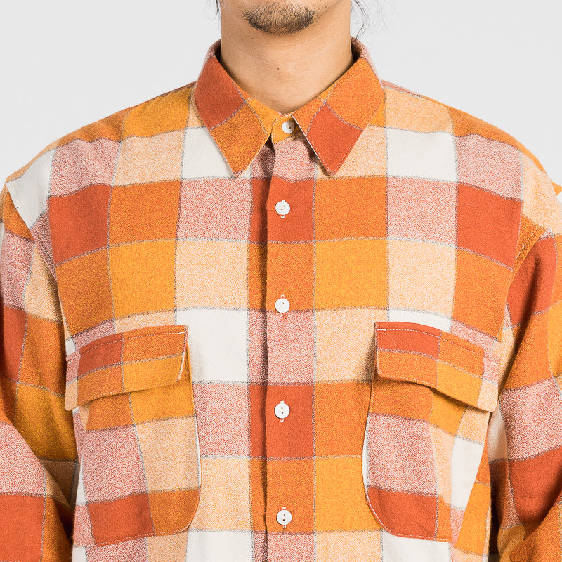 Wilbur Shirt - Orange Plaid