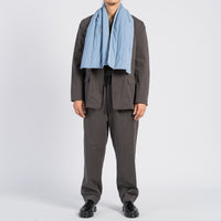 Quilted Scarf - Slate Blue (Recycled Nylon)