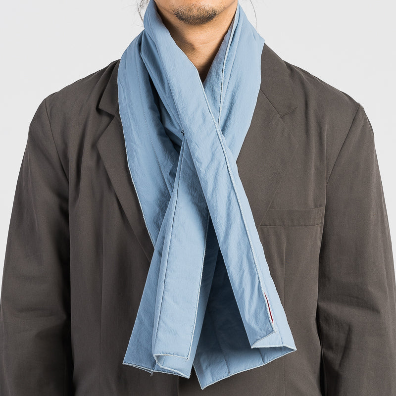 Quilted Scarf - Slate Blue (Recycled Nylon)