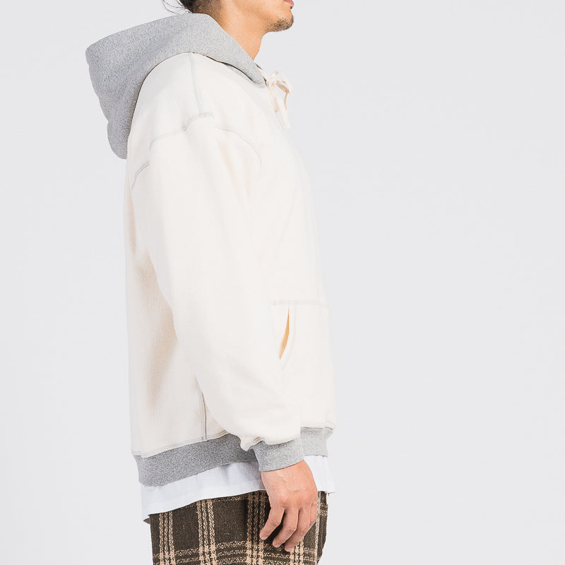 Hearns Hoodie - Natural/Grey