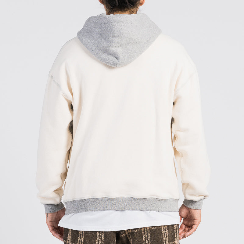 Hearns Hoodie - Natural/Grey