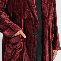 Wallace Robe - Crushed Velvet