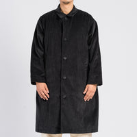 Shelby Trench Coat - Black Corduroy