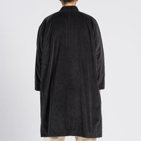 Shelby Trench Coat - Black Corduroy