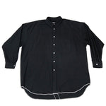 Ox Shirt - Black Rayon/Cotton/Silk