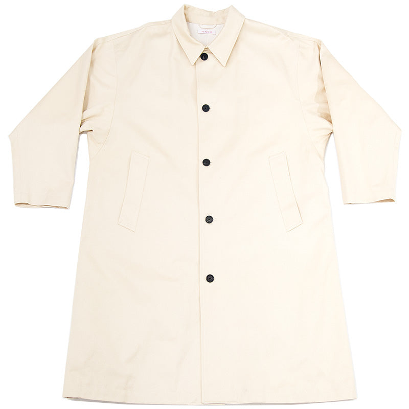 Shelby Trench Coat - Vanilla Twill (Water/Stain Resistant)