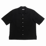 Aloha Shirt - Black Puckered