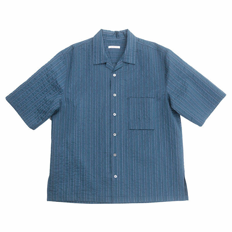 Aloha Shirt - Blue Translucent Stripe