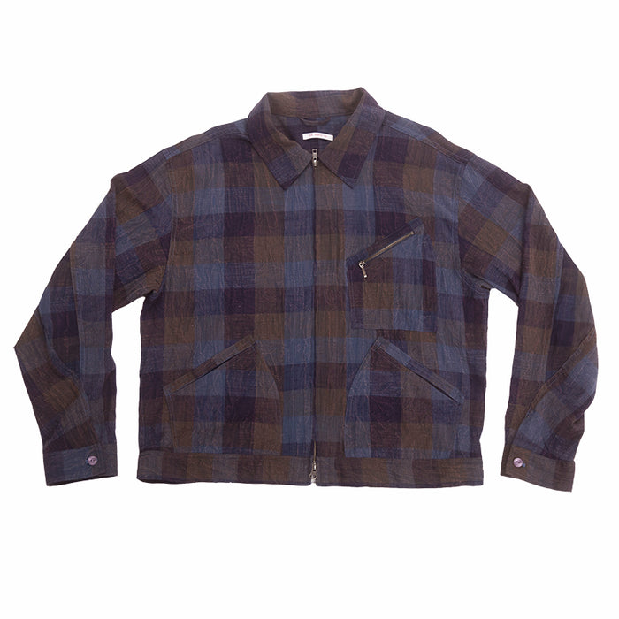 Buddy Jacket - Blue & Purple Plaid