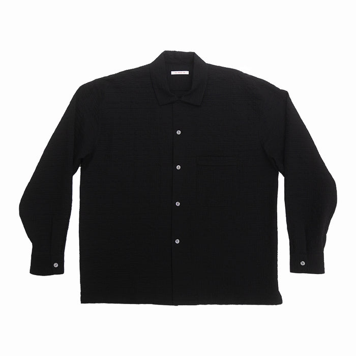 Jam Shirt - Black Puckered