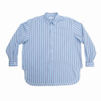Langston Shirt - Blue with Red Stripes